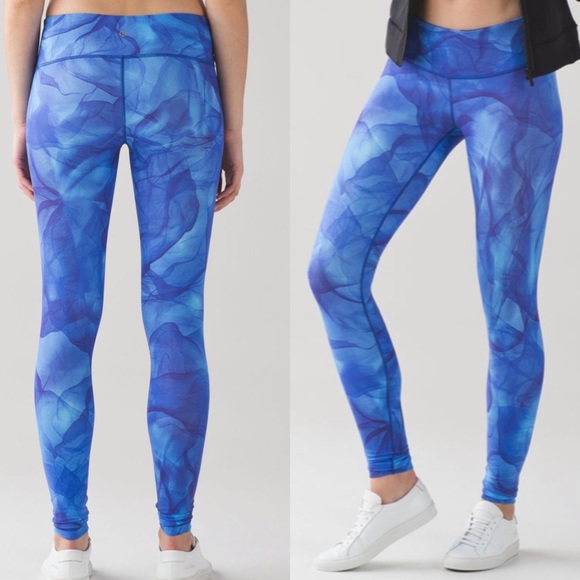 lululemon athletica Pants - Lululemon Wunder Under Midnight Tulle Multi - RARE